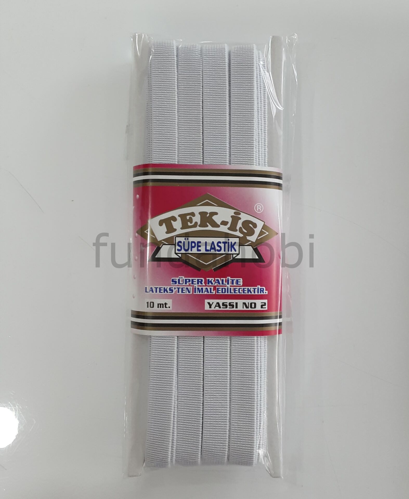 Tek-İş Yassı Süpe Lastik no.2 Beyaz