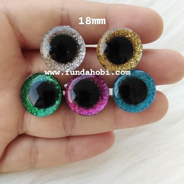 Mavi Simli Göz (16mm-18mm-20mm)-YENİ