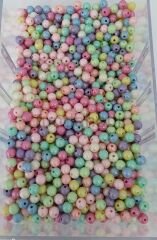 Yuvarlak Boncuk Renkli 25 gr
