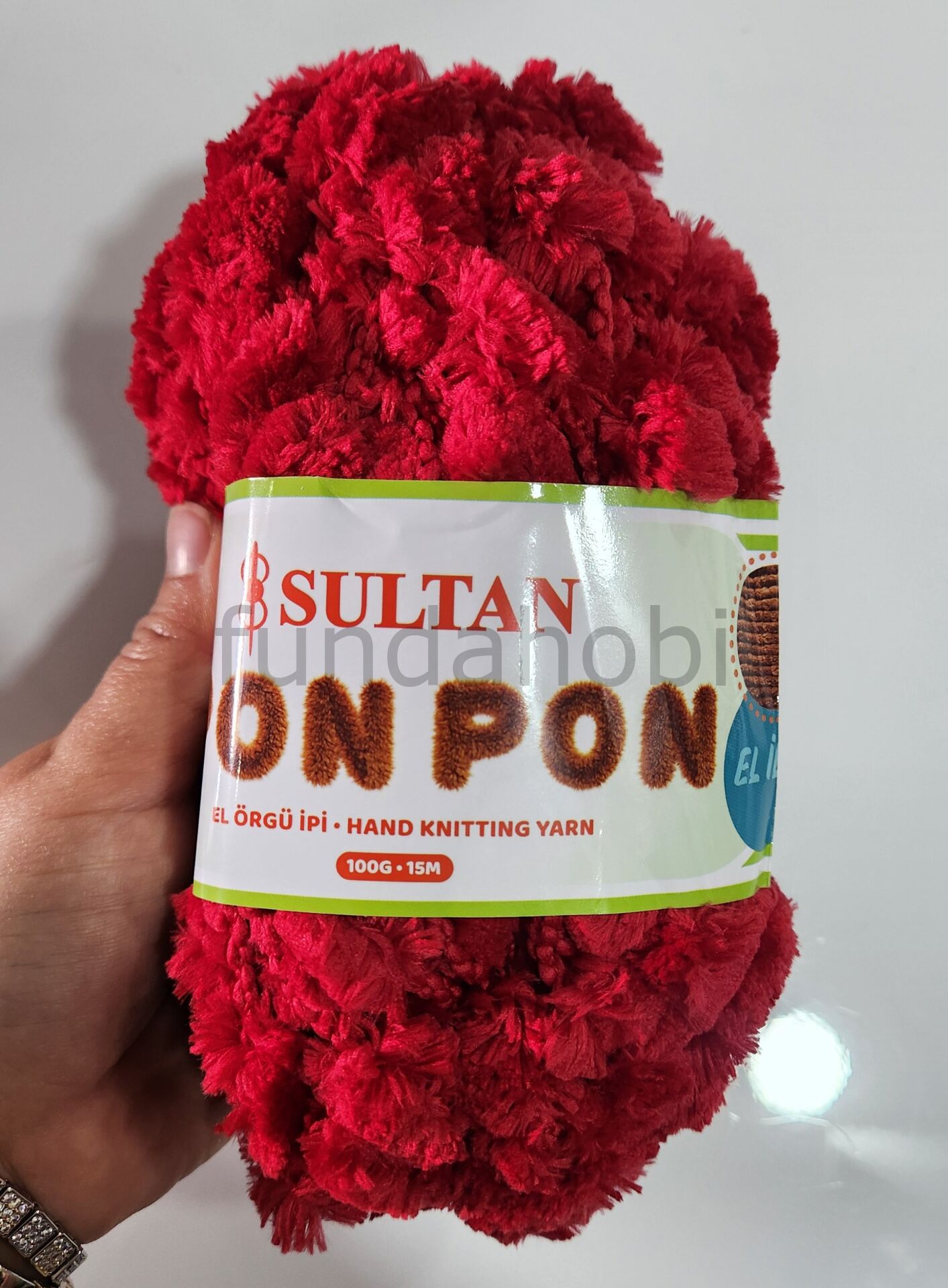Sultan PonPon İp (Dut İp) 920 Kırmızı