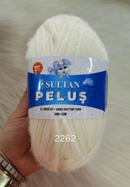 Sultan Peluş İp 2262 krem