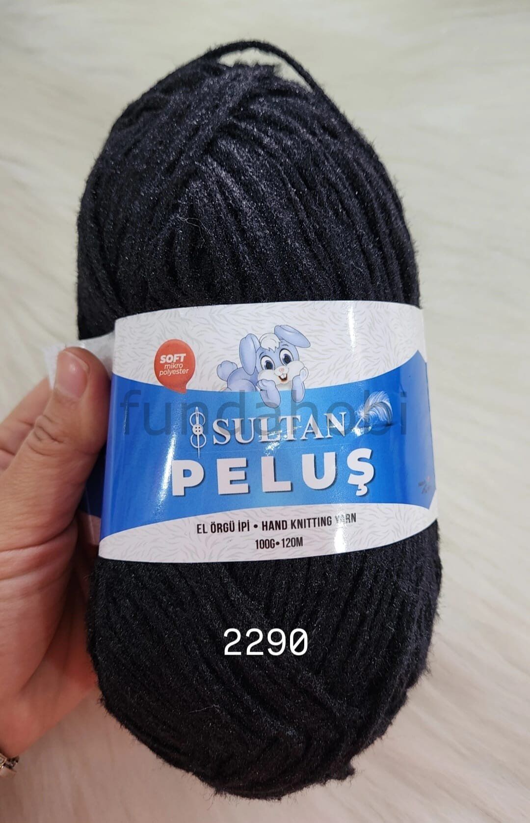 Sultan Peluş İp 2290 siyah