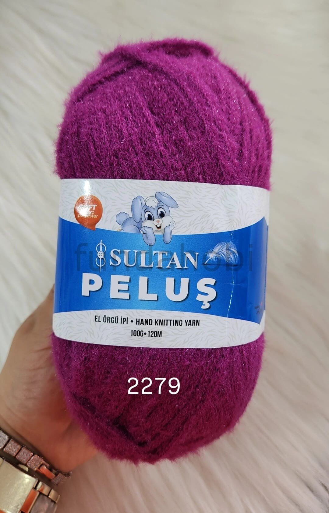 Sultan Peluş İp 2279 menekşemor