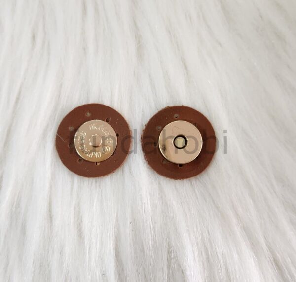 Dikmeli Deri Çıtçıtlar (Gold detaylı) TABA