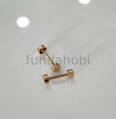 Örgü Çanta Vidalı Halter-Gold 4 CM
