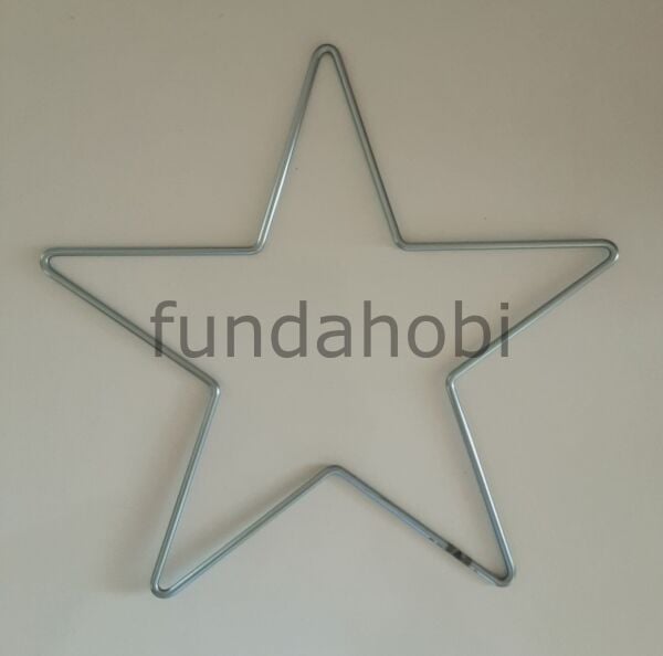 Yıldız Makrome Metal Çember 31x31 cm