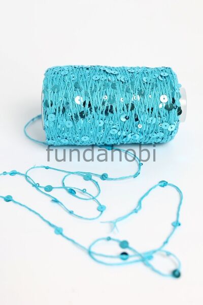 Pullu İp Turkuaz-067