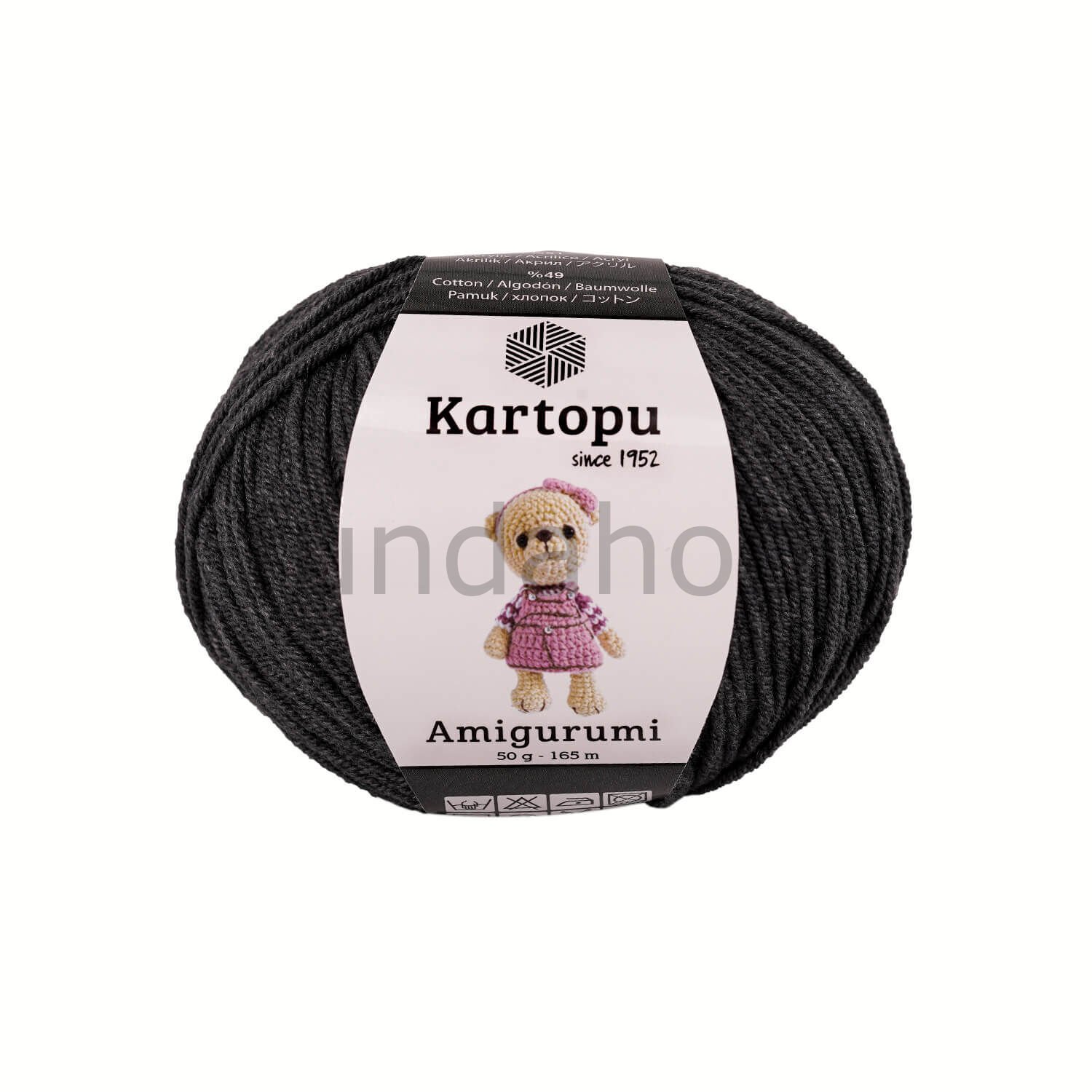 Kartopu Amigurumi K995 Antrasit