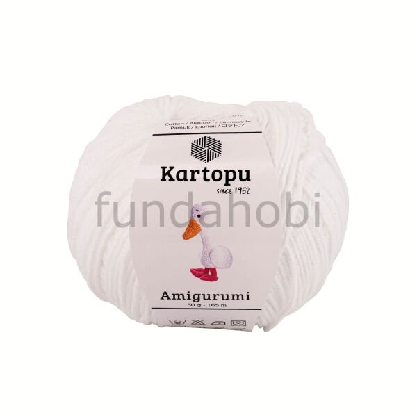 Kartopu Amigurumi K010 Beyaz