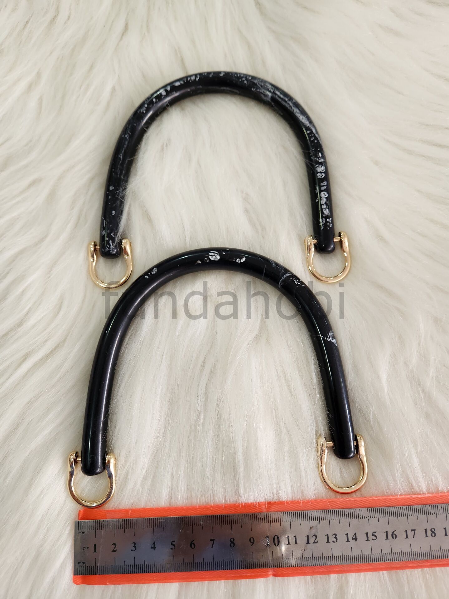 Akrilik U Çanta Sapı SİYAH