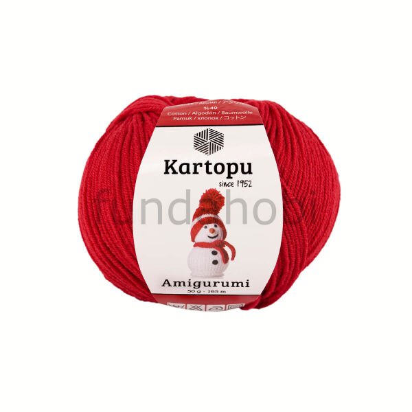 Kartopu Amigurumi K143 Canlı Kırmızı