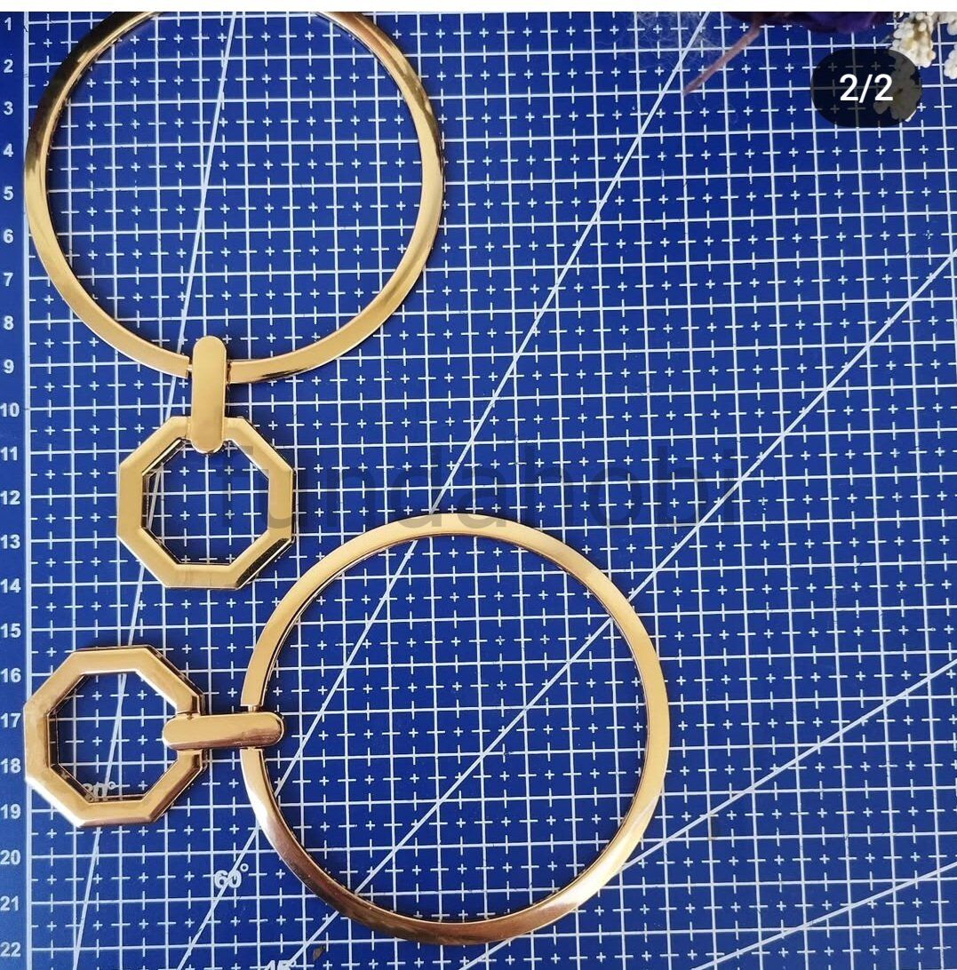 Altıgen Detaylı Metal Kulp
