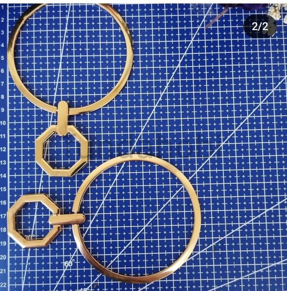 Altıgen Detaylı Metal Kulp