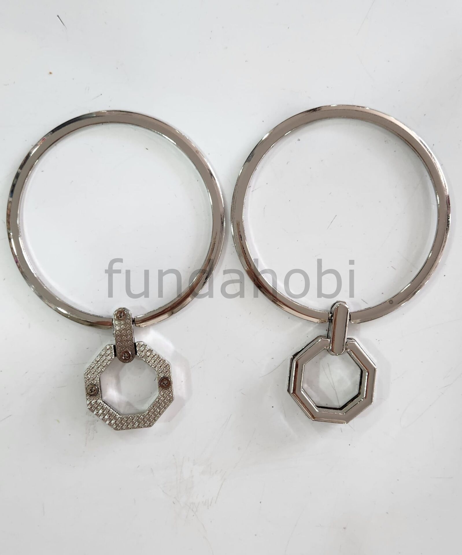 Altıgen Detaylı Metal Kulp GRİ