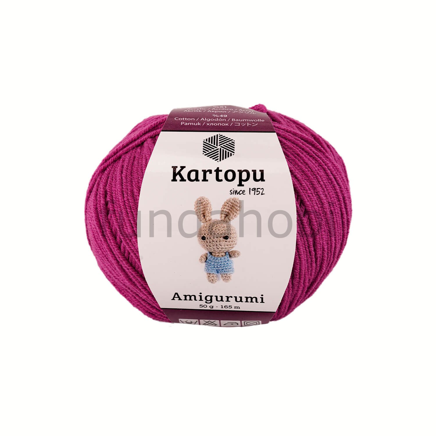 Kartopu Amigurumi K730-MenekşeMor