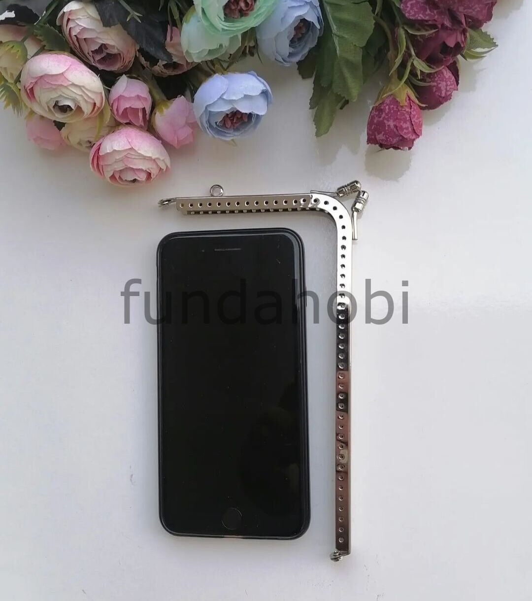 L Cüzdan Metal Burs GÜMÜŞ