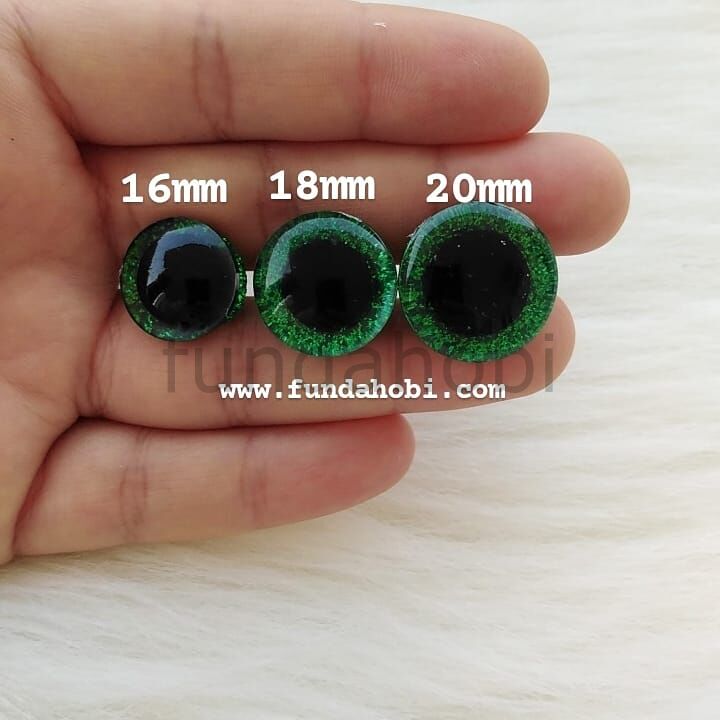 Yeşil Simli Göz (16mm-18mm-20mm)-YENİ
