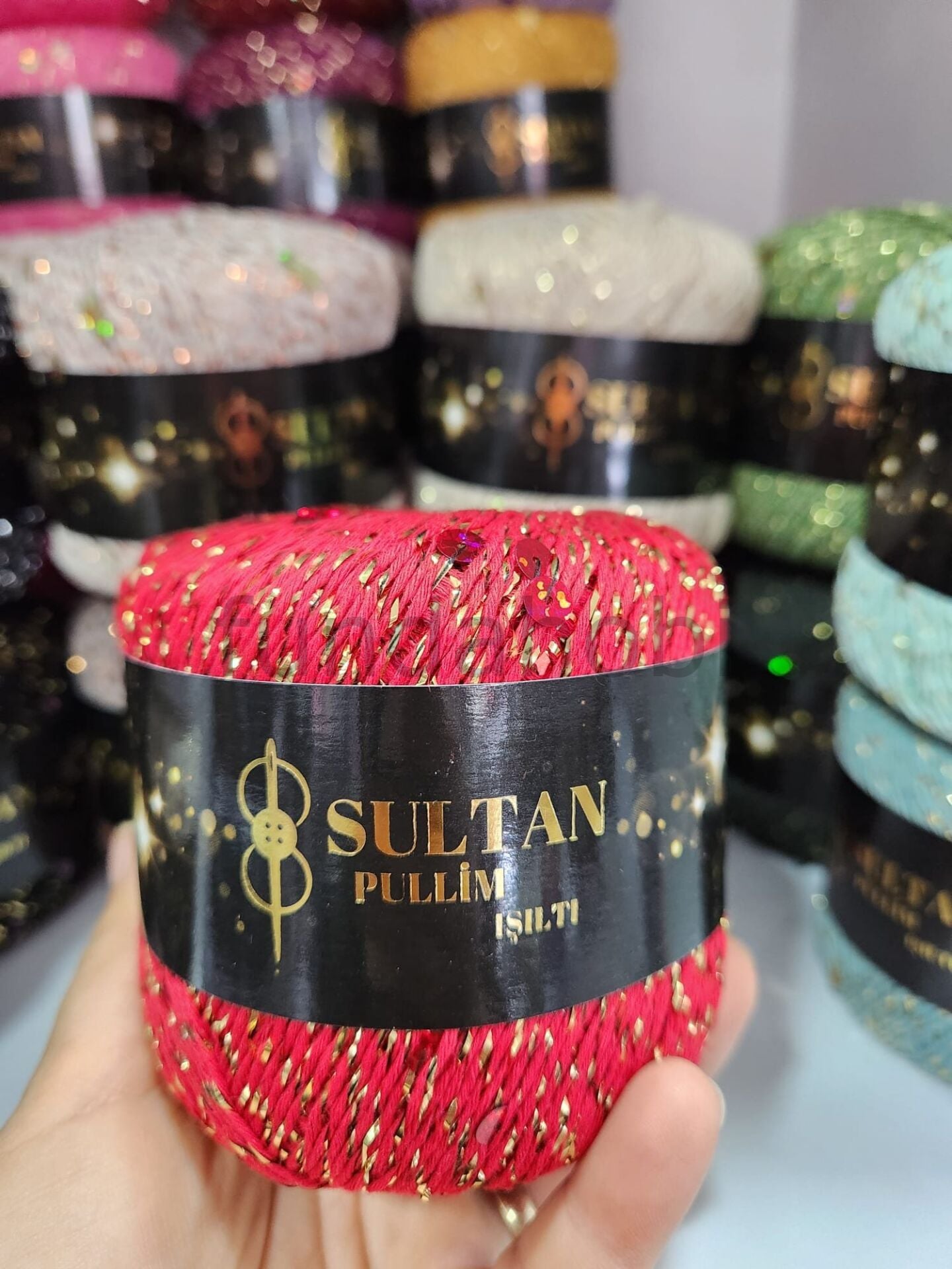Sultan Pullim Işıltı 2401 KIRMIZI