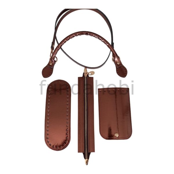 Parlak Çanta Kapağı 5'li Set TABA