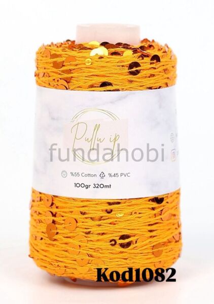 Pullu İp (Yeni Renkler) Turuncu-1082