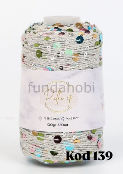 Pullu İp (Yeni Renkler) Gri-139