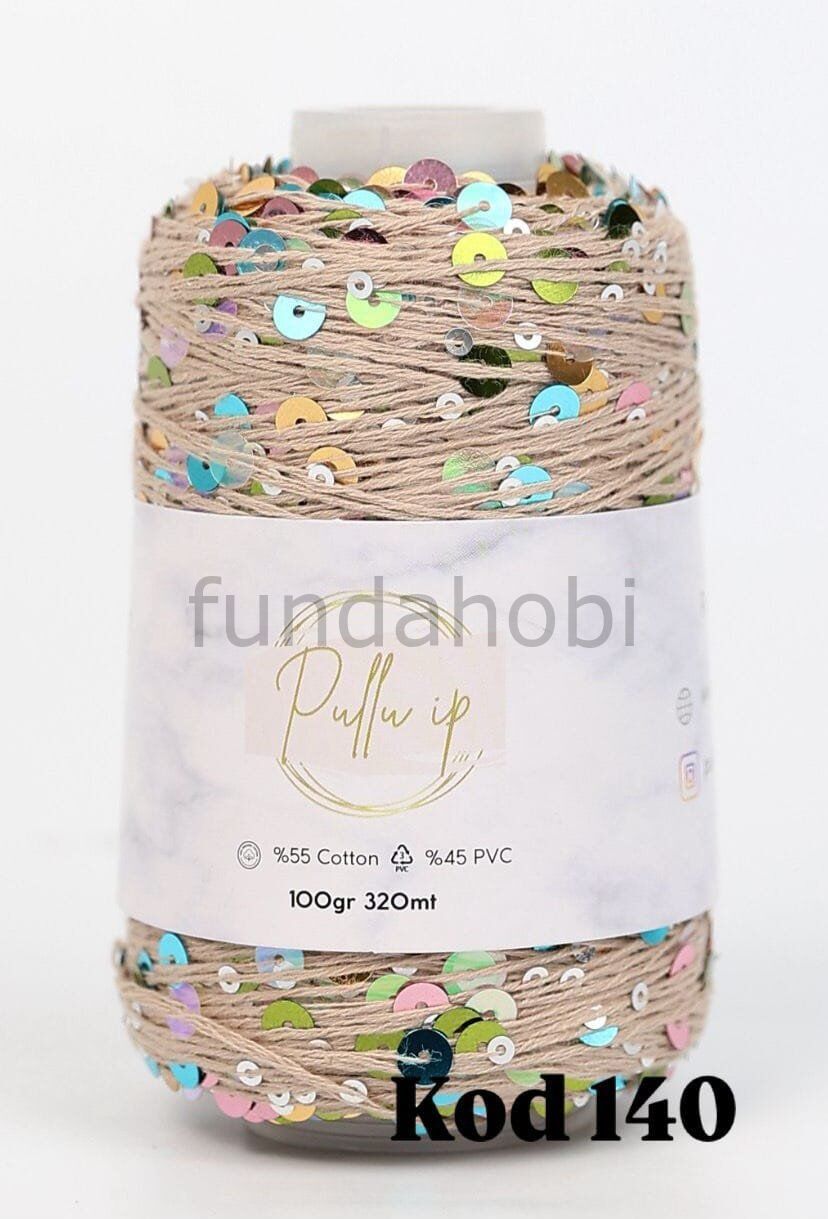 Pullu İp (Yeni Renkler) KoyuBej-140