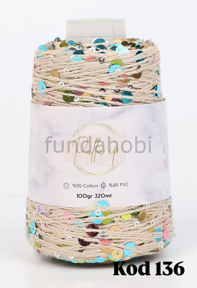 Pullu İp (Yeni Renkler) Bej-136