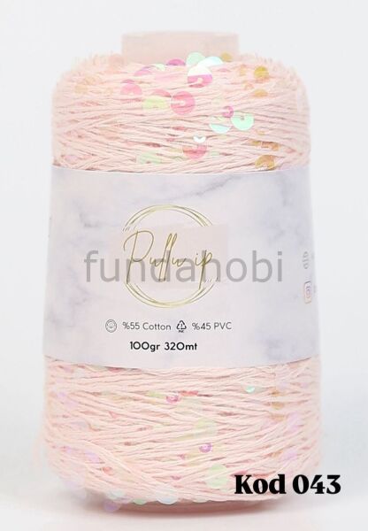 Pullu İp (Yeni Renkler) Tozpembe-043