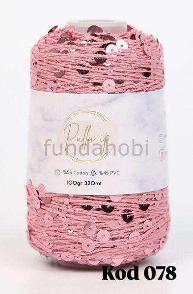 Pullu İp (Yeni Renkler) GülKurusu-078
