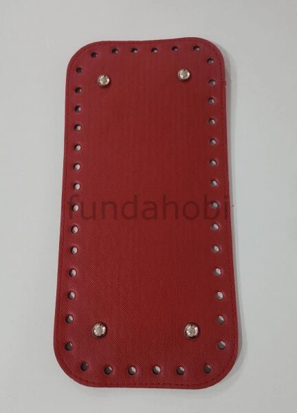 Çanta Tabanı 12x25 cm Kırmızı
