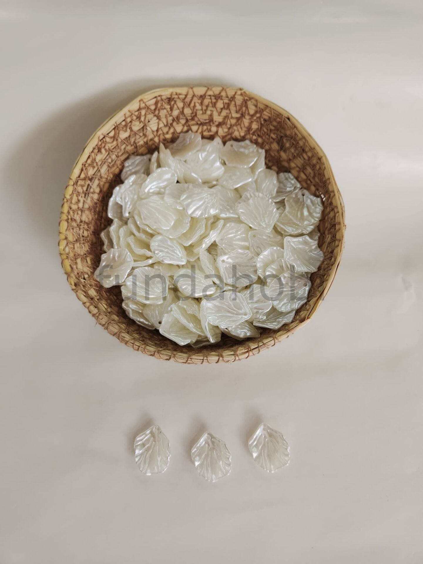 İstiridye (Deniz Kabuğu/Yaprak) Model Sedefli İnci Boncuk 20 gr