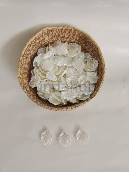 İstiridye (Deniz Kabuğu/Yaprak) Model Sedefli İnci Boncuk 20 gr