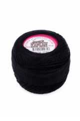 Kaplan Etamin ve Kanaviçe İpi (Amigurumi Kaş,Göz,Kiprik İpi) Siyah