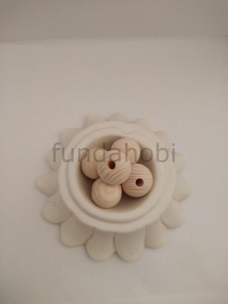 20 MM HAM AHŞAP BONCUK