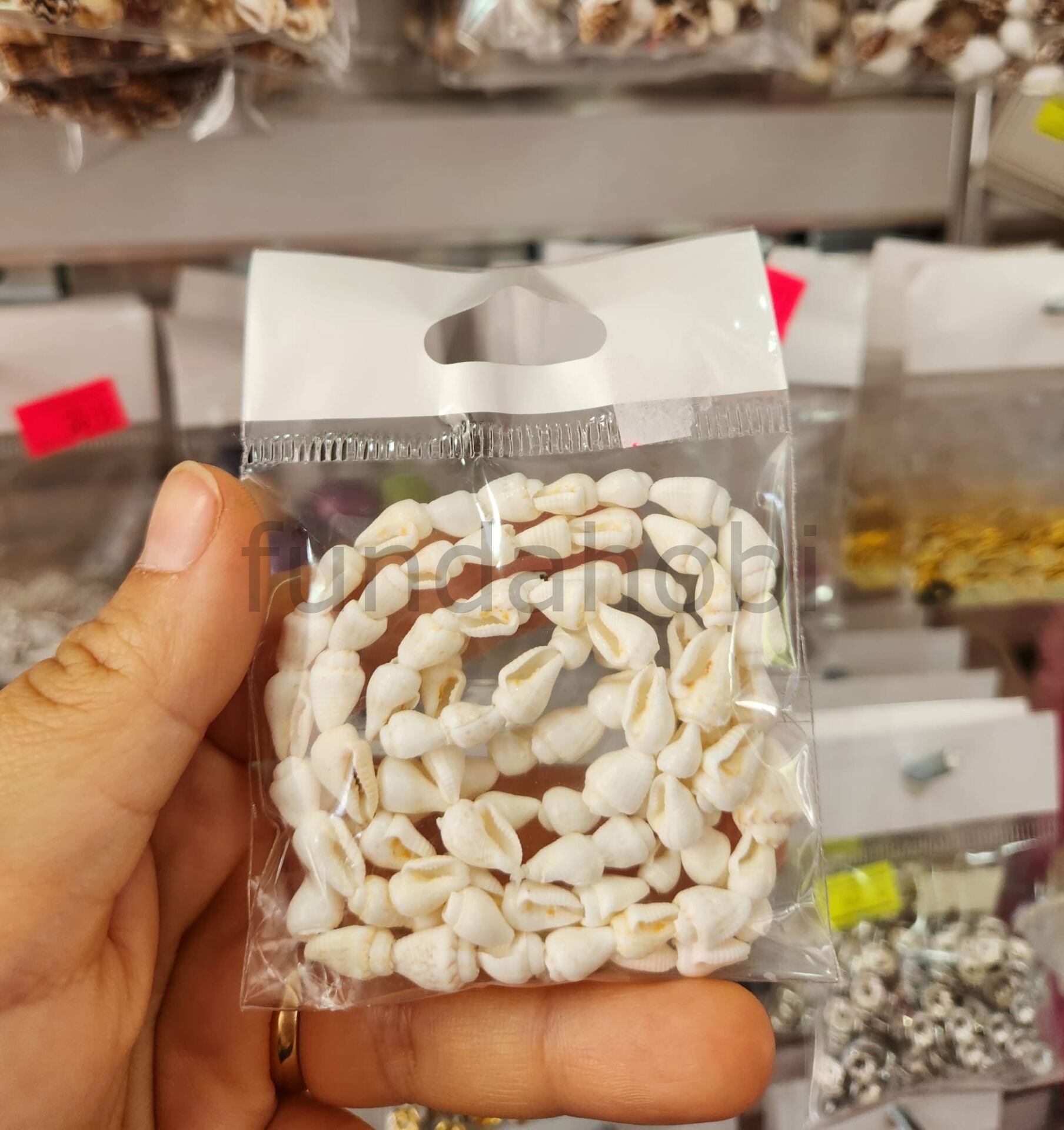 Doğal Kesik Deniz Kabuğu Boncuk  Kauri Cowrie Tazı Boncuğu Takı Malzemesi (Renk Seçenekli) model 4