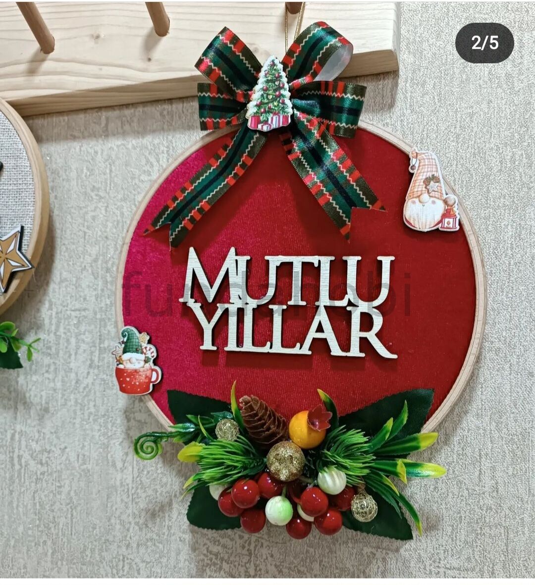 Yılbaşı Kapı Süsü