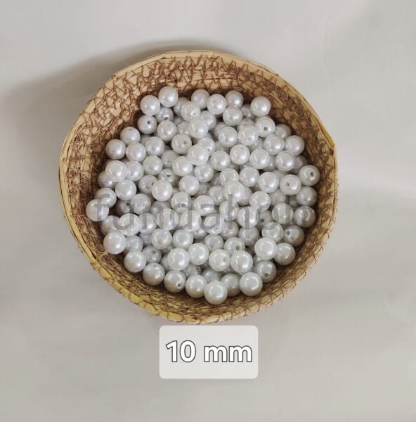 10 mm İnci Boncuk 30 gr
